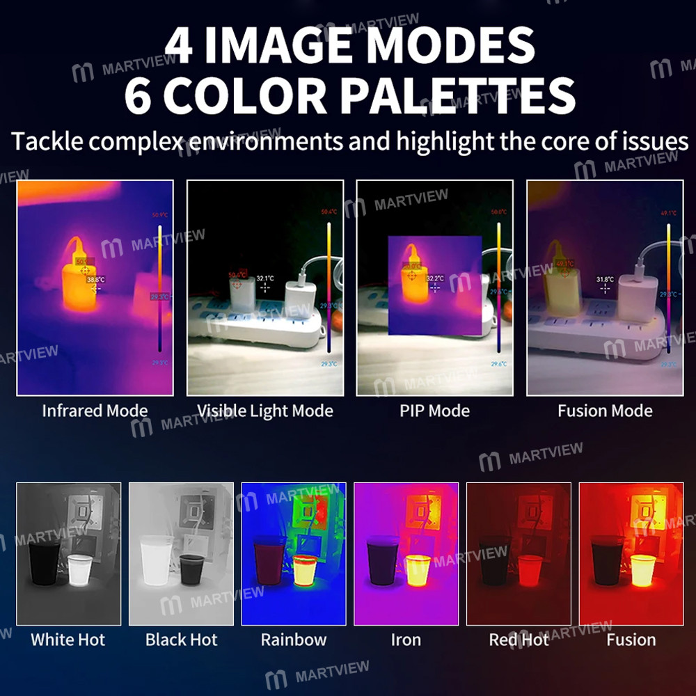 tooltop t9-wireless-wifi-thermal-imaging-camera-with-visible-light-compatible-with-android-ios-12