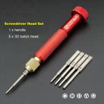Amaoe Aluminum 3D Replaceable Batch Head Screwdriver