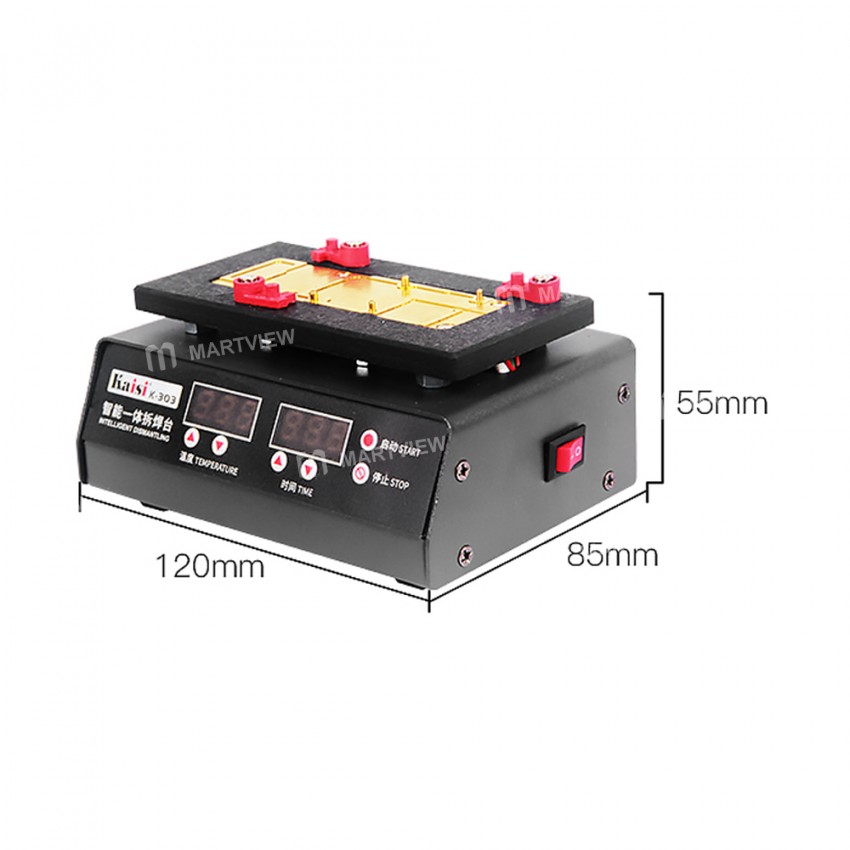 Kaisi K-303 Intelligent Integrated Desoldering Station for iPhone X / Xs / Xs Max