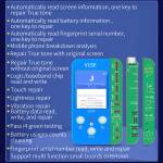 JC V1SE Phone Code Reading Photosensitive Original Color Touch Screen Battery Fingerprint Serial Num