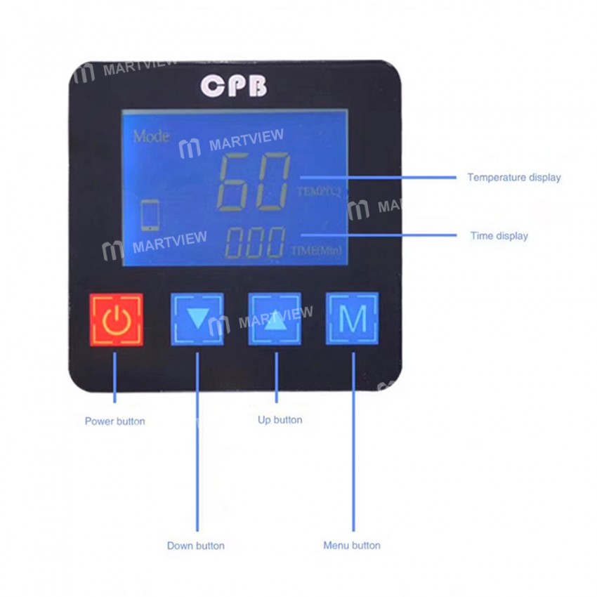 Mini CPB LCD Screen Heating Pad for iPhone iPad Samsung Xiaomi Huawei