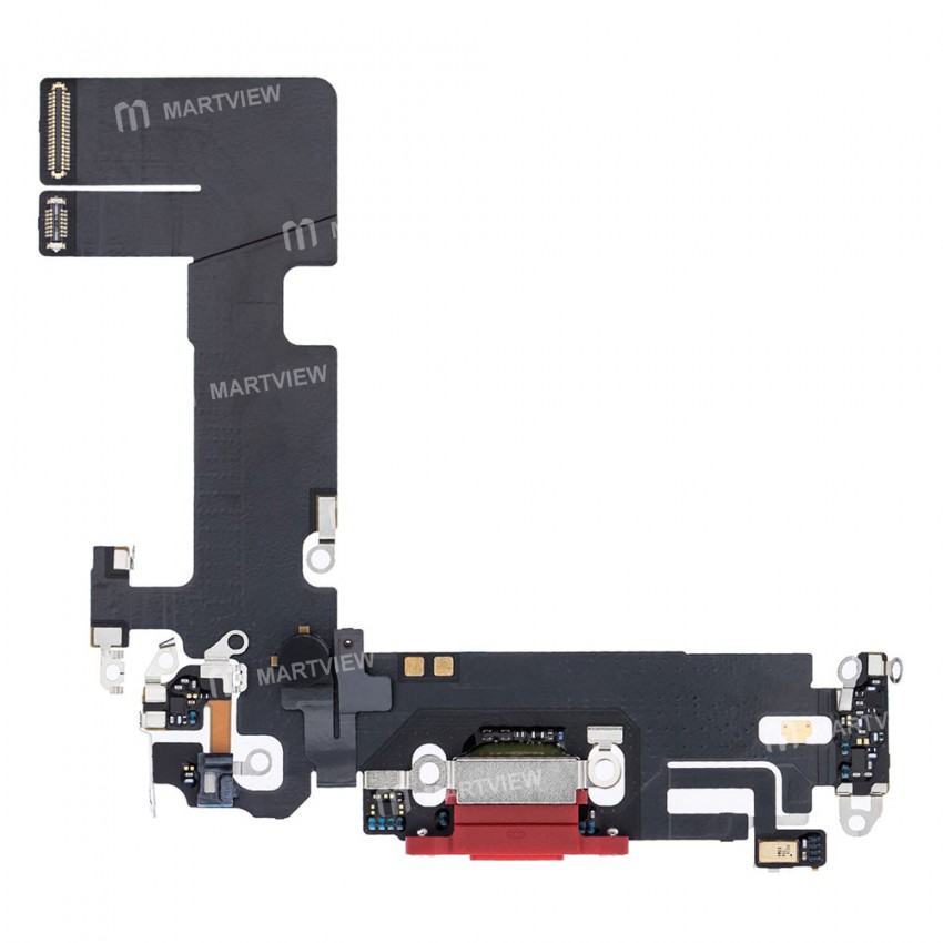 Replacement usb charging flex cable for iPhone 13 red