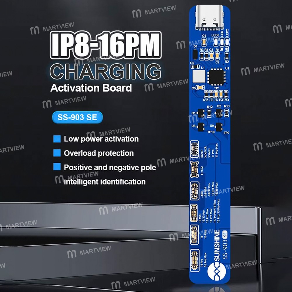 sunshine ss-903-se-battery-charging-activation-board-for-iphone-8-to-16pro-max-se2-se3-3