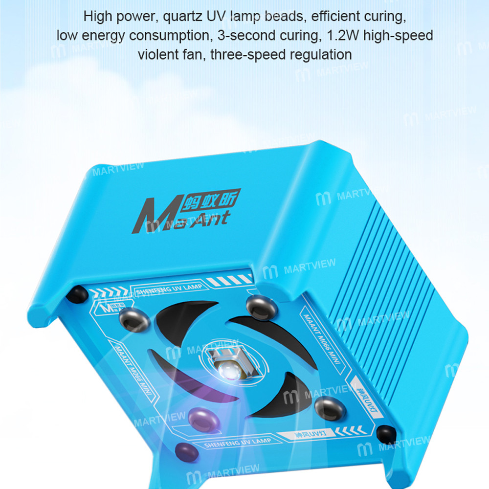 maant m066-mini-2-in-1-uv-curing-light-with-cooling-fans-for-mobile-phones-motherboard-pcb-repair-7