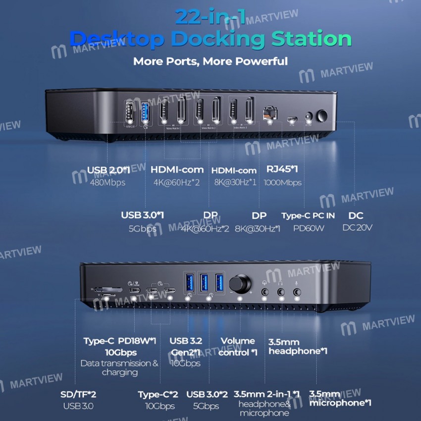 orico dka22-22-in-1-type-c-8k-desktop-docking-station-5