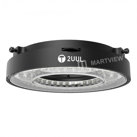 2UUL Adjustable LED Microscope Ring Lamp - Black