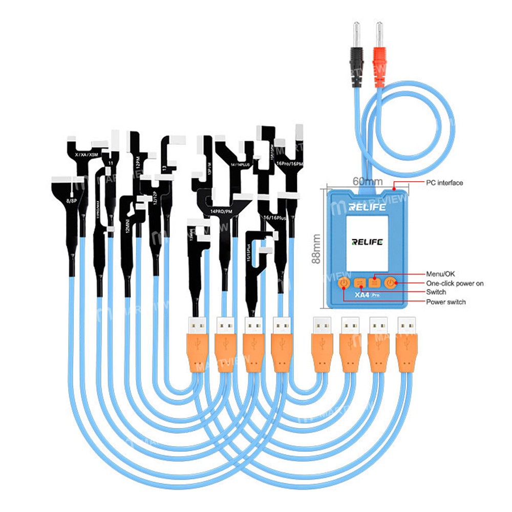 relife xa4-pro-one-touch-hd-display-power-cable-with-usbtype-c-dual-interface-for-iphone-8g-16pm-3