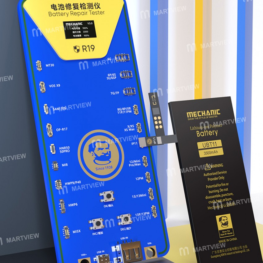 mechanic r19-battery-activated-repair-tester-for-iphone-11-to-13pro-max-and-android-phones-7