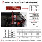 UNI-T UT673A / UT675A Car Battery Tester with Printer for 12V / 24V Battery Start-Up Test, Charging