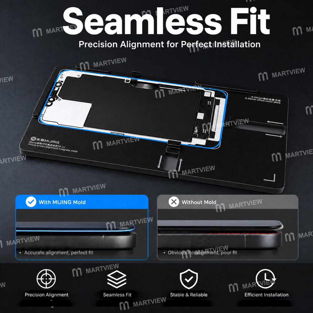 mijing th-11-universal-phone-screen-alignment-integrated-mold-for-iphone-12-to-17pro-max-7