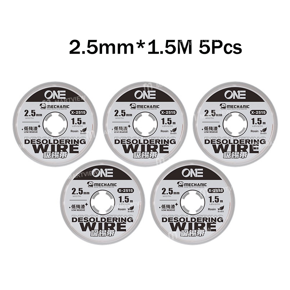 mechanic one-series-15m-low-residue-desoldering-wick-for-motherboard-ic-chip-cleaning-5