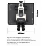 soptop szm-7060ultra-7-60x-adjustable-zoom-trinocular-stereo-microscope-with-big-base-for-pcb-repair