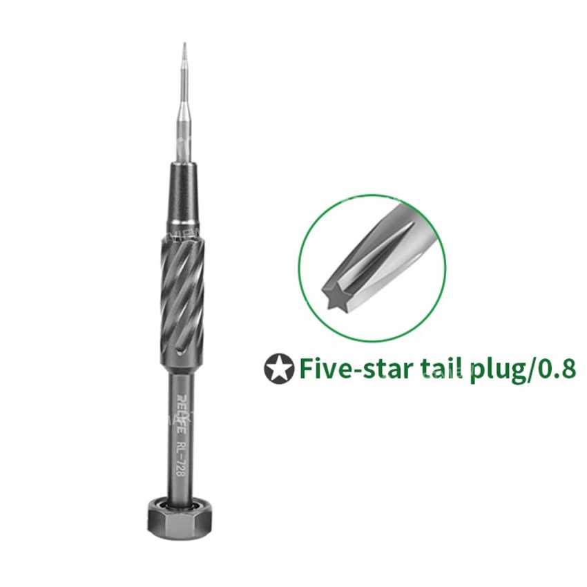 Relife RL-728 2D Strong Magnetic Extra Hard Anti-slip Screwdriver for Phone Repair