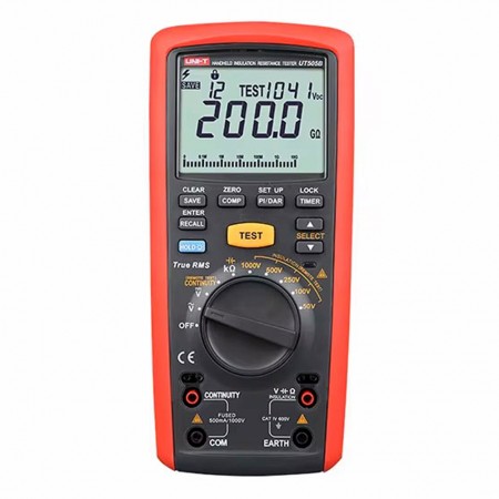 UNI-T UT505B 1000V 200GΩ Handheld True RMS Digital Insulation Resistance Tester