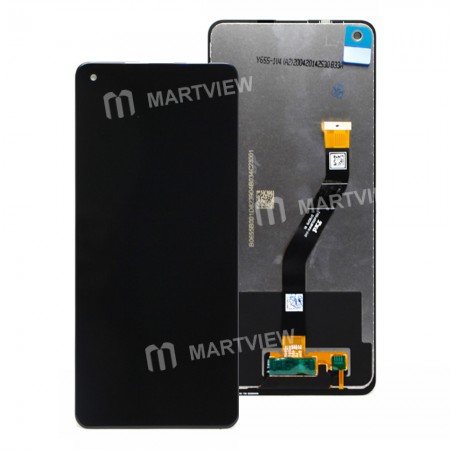 OLED LCD Display Touch Screen Digitizer Assembly Replacement for Samsung Galaxy A21 - Black