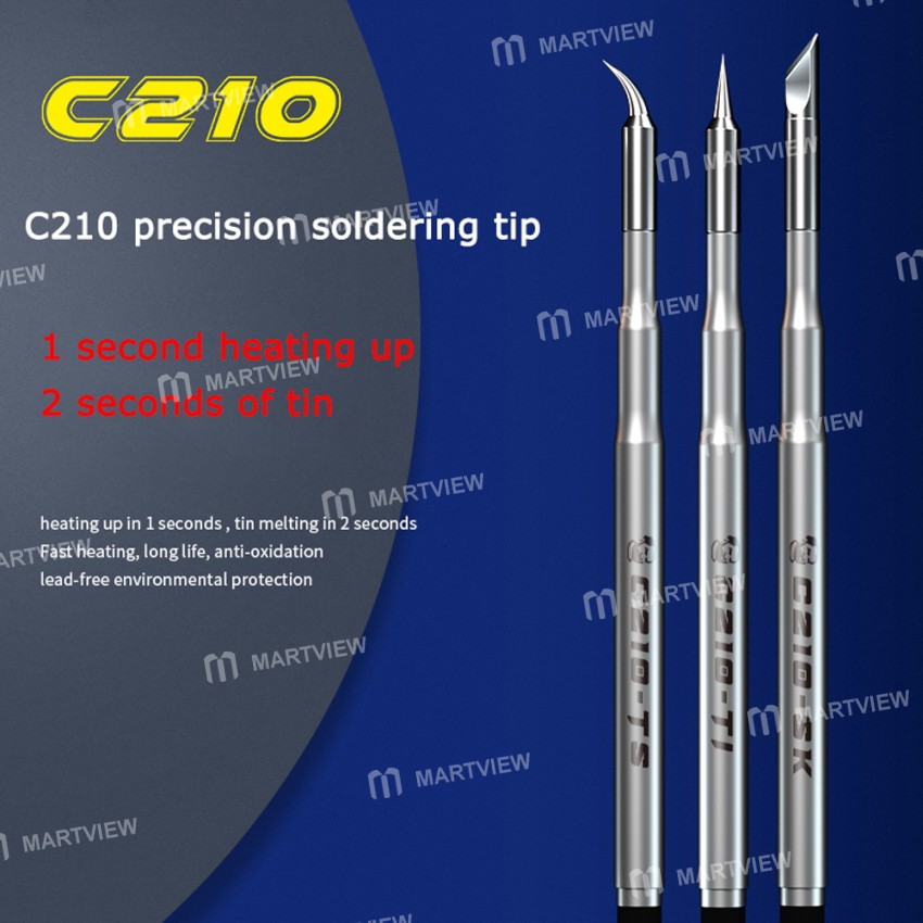 mechanic c210-sk-ts-ti-lead-free-integrated-soldering-iron-tips-for-mechanic-c211-soldering-station-