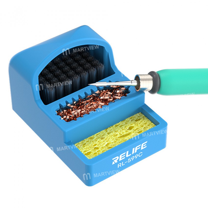relife rl-599c-3-in-1-soldering-tip-cleaner-for-soldering-iron-heads-of-different-models-4