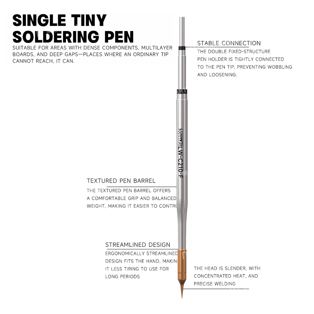 luowei lw-c210f-i-ultra-fine-soldering-iron-tips-with-pure-copper-head-for-motherboard-flying-wire-r