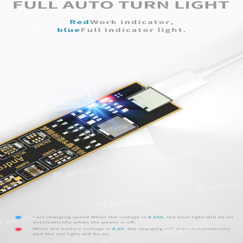 Android Disassembly-free Battery Charging Activation Detection Board Suitable for Samsung Huawei Xia