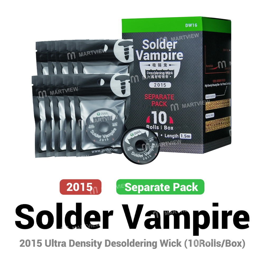 2uul dw-series-solder-vampire-2015-ultra-density-desoldering-wick-10rolls-box-separate-pack-4