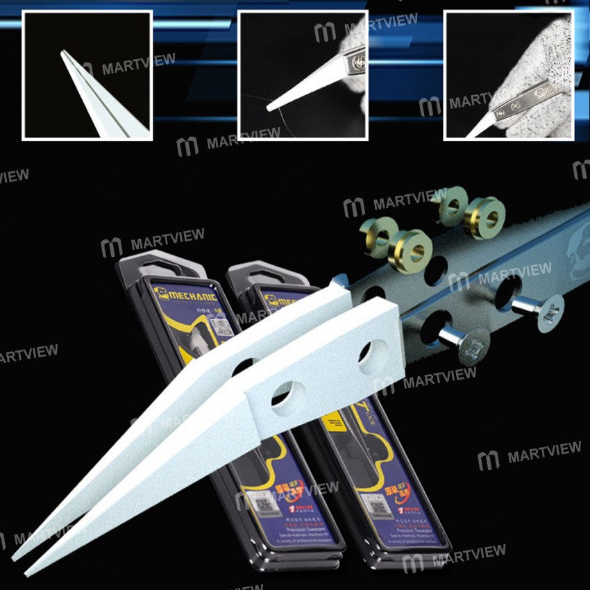 Mechanic SF Precision Ceramic Jump Wire Tweezer for Phone Mainboard Repair