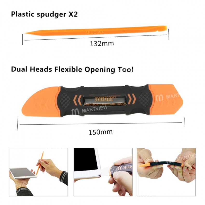 Jakemy JM-OP15 13-in-1 Professional Anti-static Pry Open Tool Set for Phone Disassembly Repair