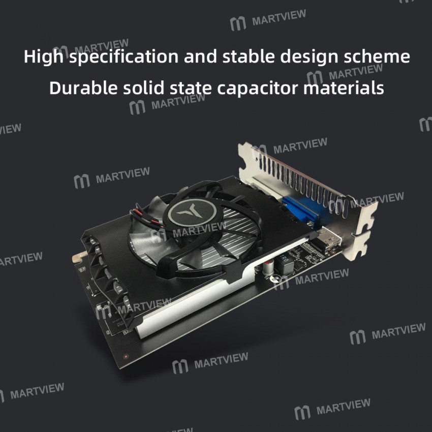 Yeston GT730-4G TA 4G / DDR3 / 64bit Memory Graphics Card with HD+DVI+VGA Output Ports for Office Ga
