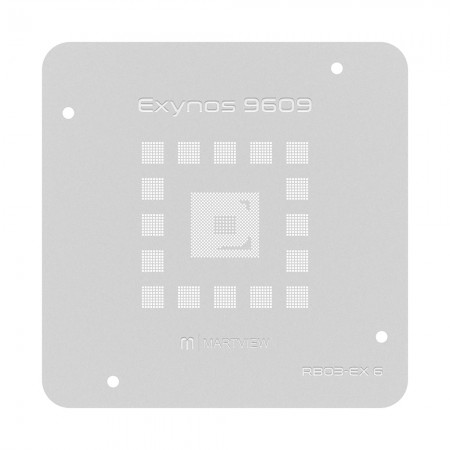 Martview RB03-EX6 CPU BGA Reballing Stencil for Samsung Exynos 9609