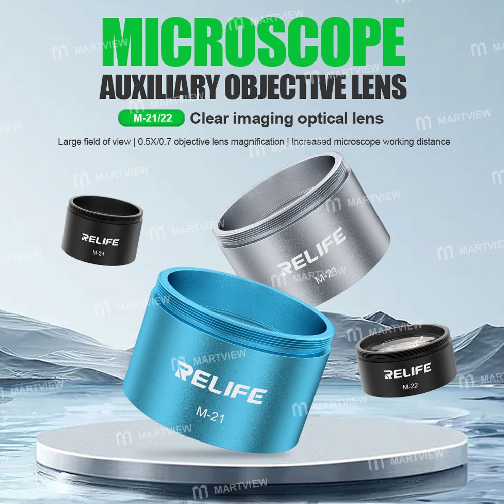 relife m-21-m-22-stereo-microscope-auxiliary-objective-lenses-for-increasing-working-distance-6