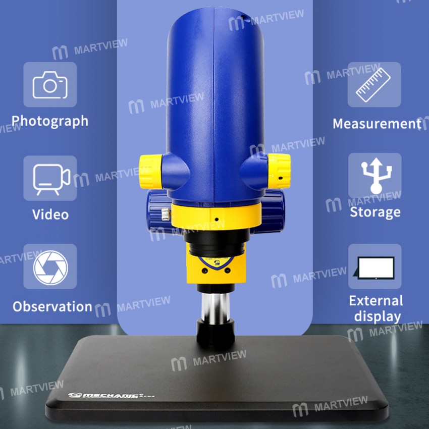 Mechanic MC10A-B4 All-in-1 0.75X-4.5X Continuous Build-in HD Digital Cameras Microscope