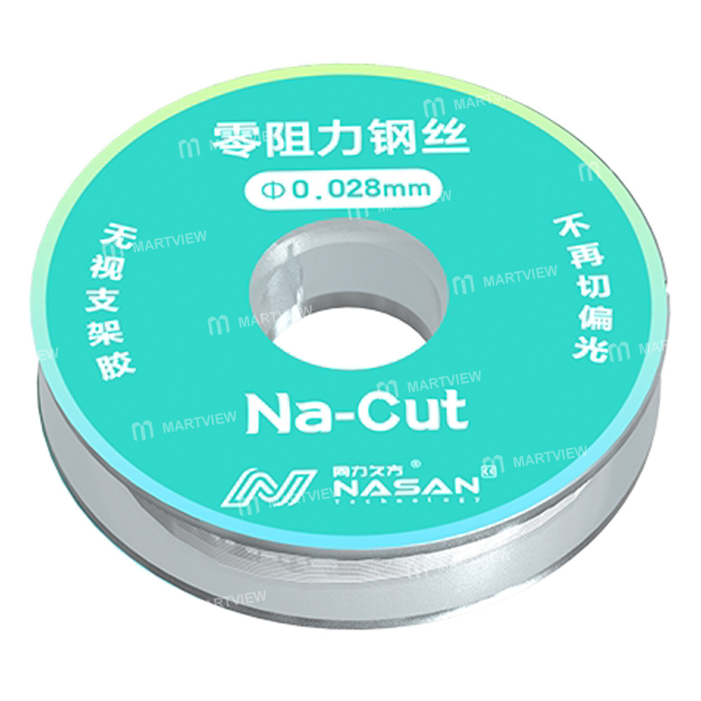 nasan na-cut-50m-0028mm-ultra-fine-zero-resistance-steel-wire-specifically-for-separating-apple-scre