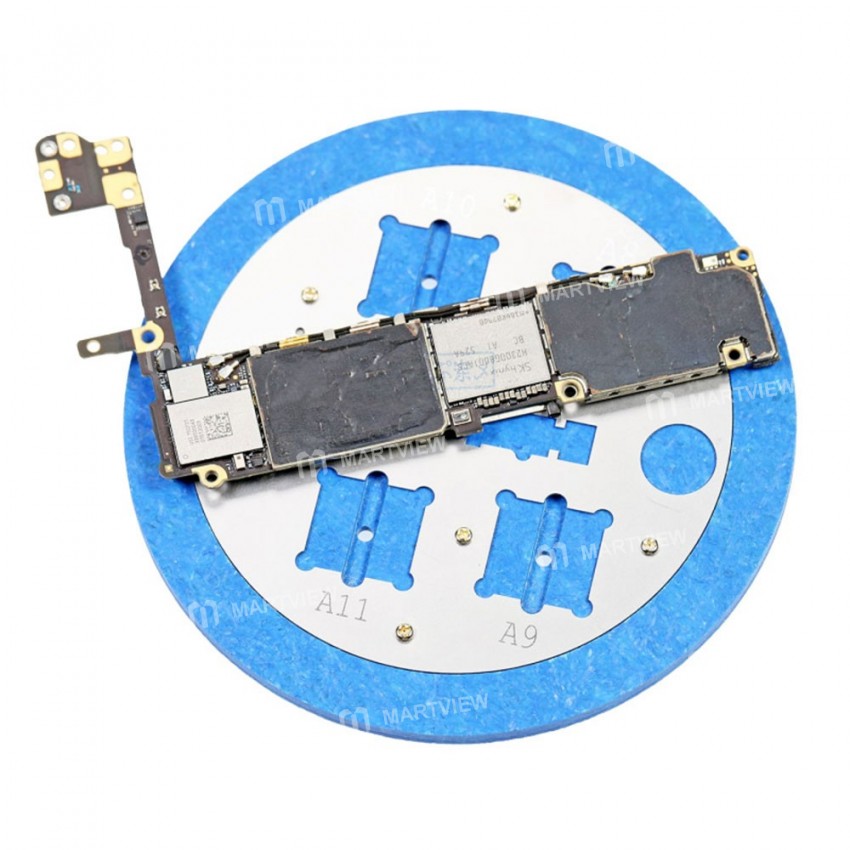 Multi-function Microscopes Remove Rubber Base Glue Positioning Slot Base Repair Fixture with Fingerp