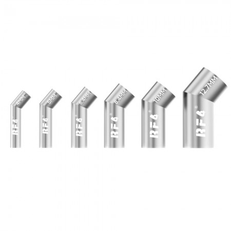RF4 RF-R6B Diagonal Air Gun Nozzle Set for 861DW / 861Pro Hot Air Gun Rework Station