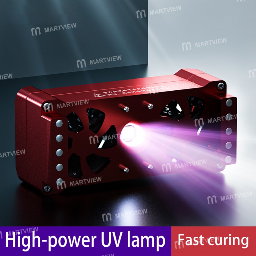 Multifunction UF-100 Cooling Fan X360 Motherboard Layered UV Curing Lamp Desoldering Station for iPh