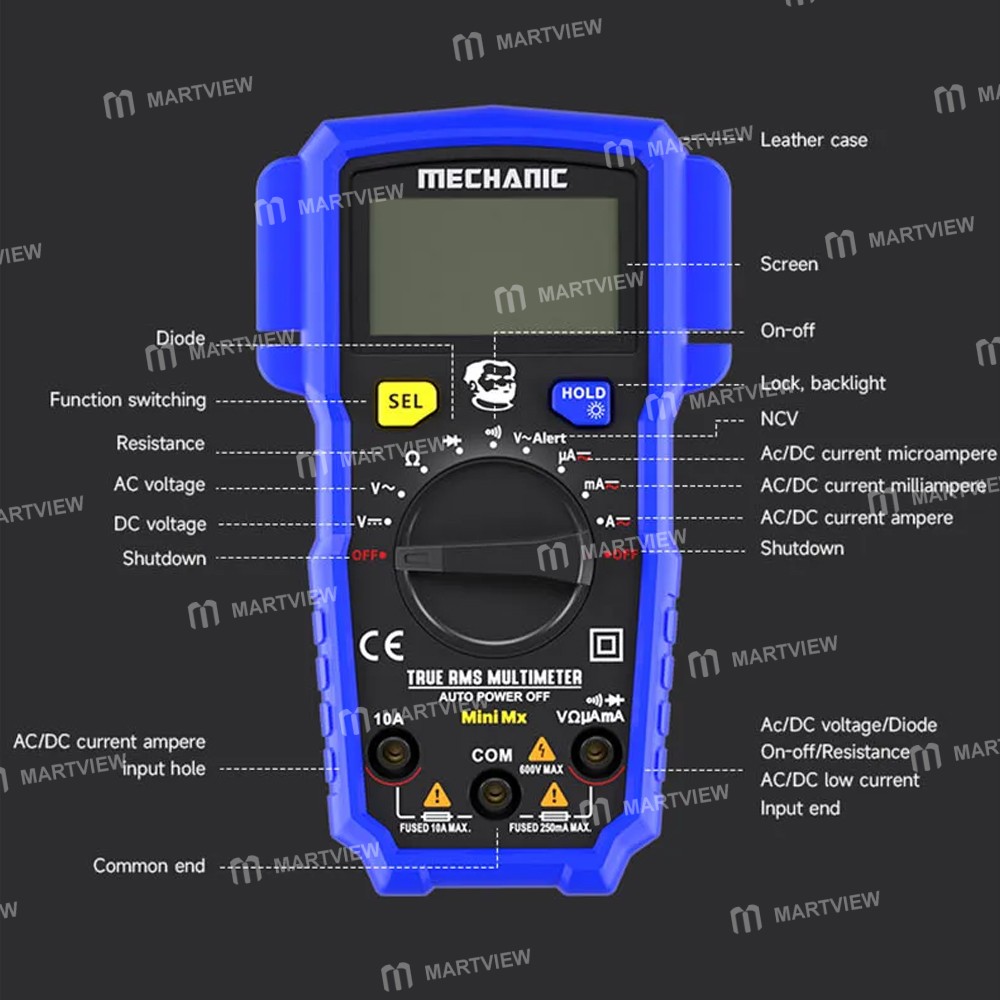 mechanic mini-mx-intelligent-anti-burn-ncv-function-led-digital-display-multimeter-10