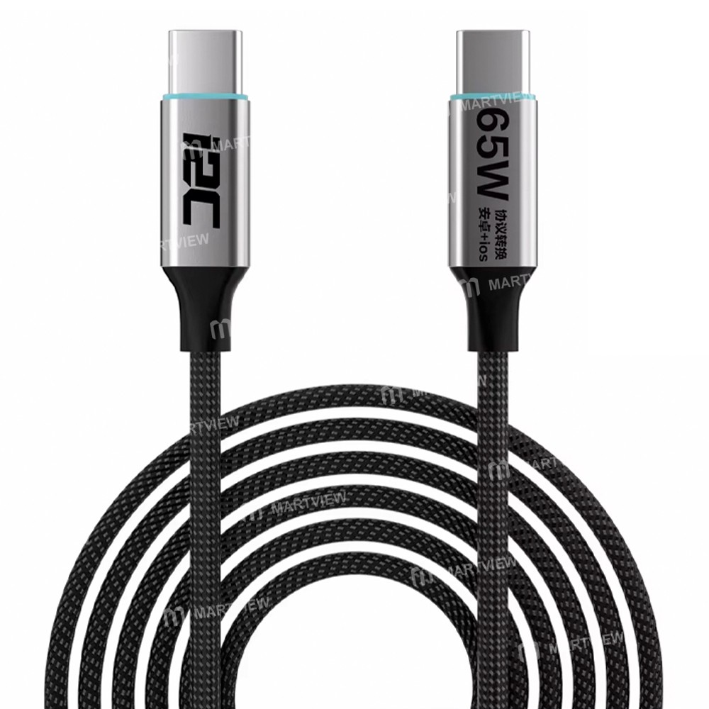 i2c turbo-tu1-tu2-65w-120w-pps-protocol-conversion-cable-universal-fast-charging-cable-1