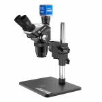 sunshine 71-ultra-b11-65-55x-continuous-fixed-zoom-conversion-trinocular-microscope-with-big-base-3
