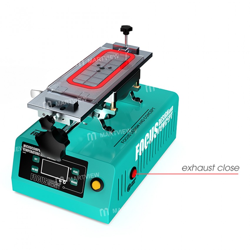RF4 7-inch 360° Rotating Powerful Vacuum LCD Screen Separator Machine