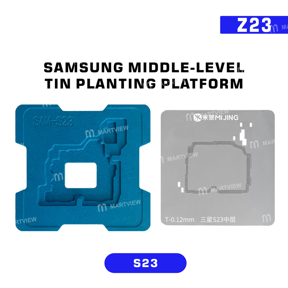 mijing z23-middle-level-tin-planting-bga-reballing-platform-set-for-samsung-galaxy-s20-to-s25-series