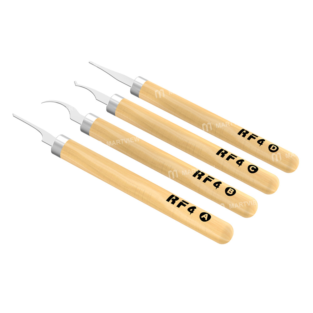 rf4 rf-kh15-4-in-1-multifunctional-wooden-handle-ultra-thin-knife-set-for-motherboard-repair-2