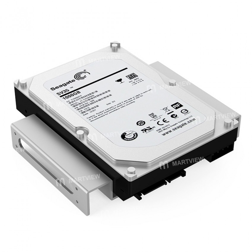 Orico AC52535-1S 5.25-inch to 2.5 or 3.5 Inches Hard Disk Drive Aluminum Alloy Dock for HDD SSD
