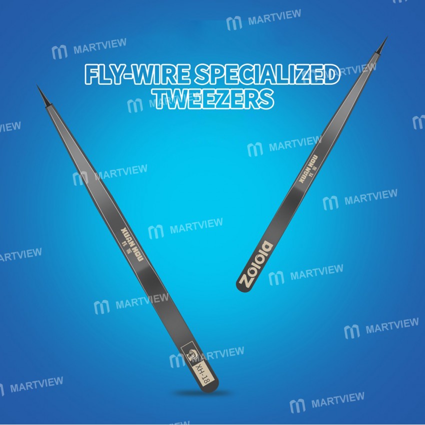 Xuanhou Precision Stainless Steel Fly Line Tweezers for Mobile Phone Repair