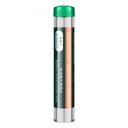 Luxianzi 3M 0.8mm Battery Nickel Sheet Special Solder Tin Wire for Mobile Phone Repair