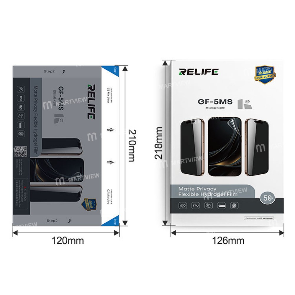 relife gf-5ms-7-inch-frosted-anti-peep-hydrogel-film-specifically-for-sunshine-c3-mix-ultra-2