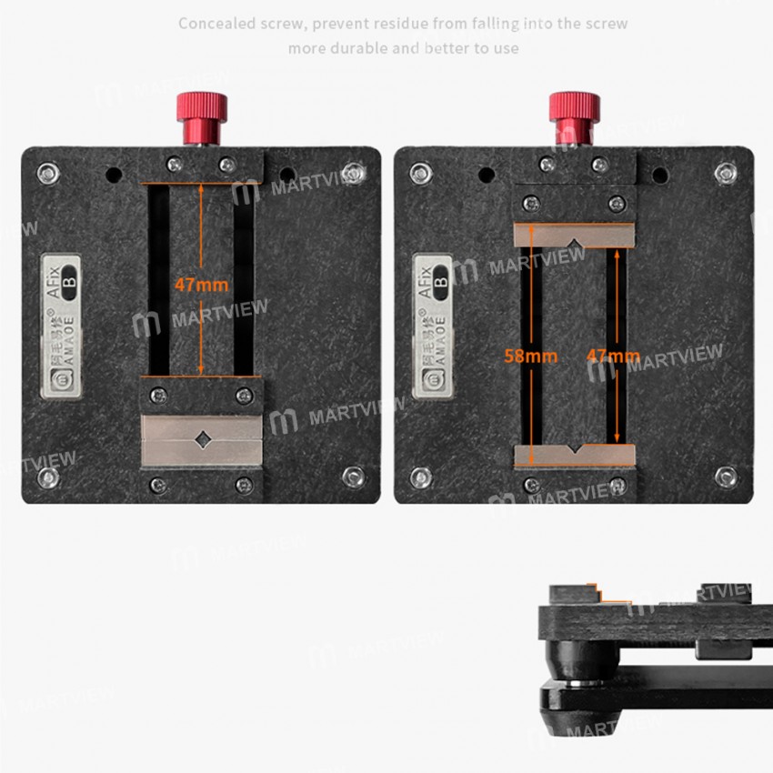 Amaoe AFix-B Mini Multifunctional Glue Removal Platform CPU IC Chip Fixture for Mobile Phone Repair