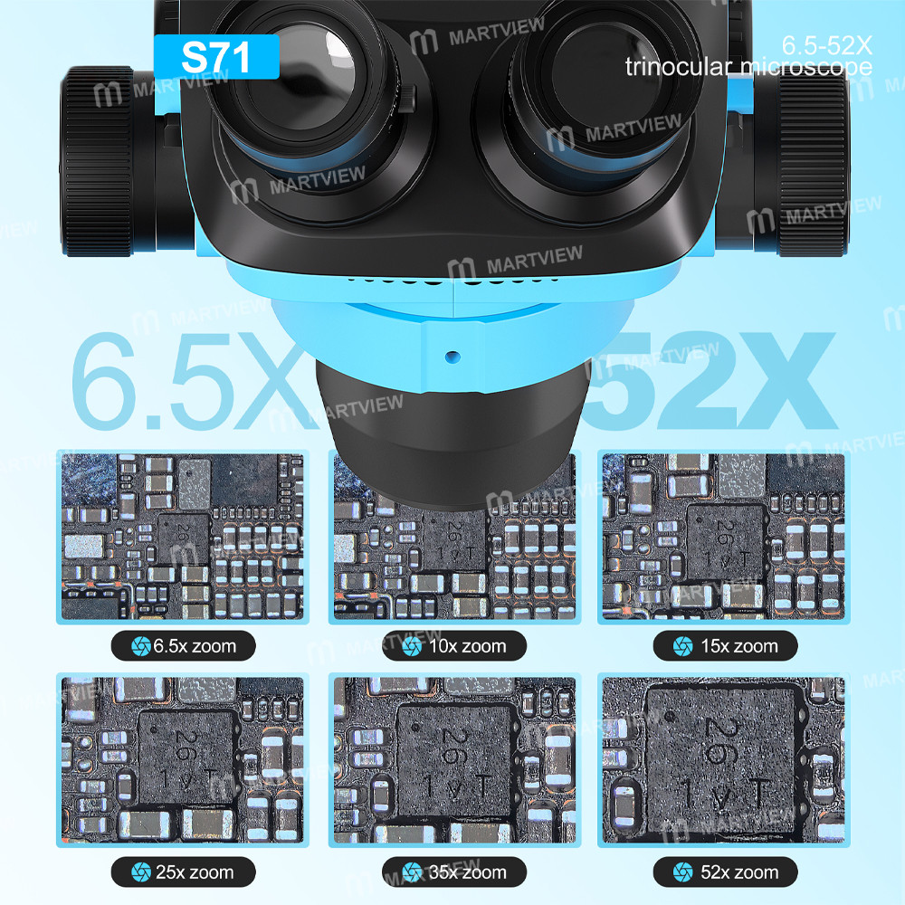 maant s71-65-52x-synchronous-zoom-trinocular-stereo-microscope-with-big-aluminum-alloy-base-5