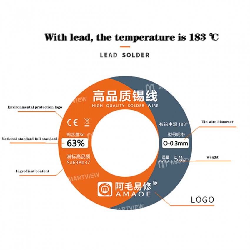 amaoe 55g-183c-leaded-medium-temperature-rosin-core-solder-wire-10