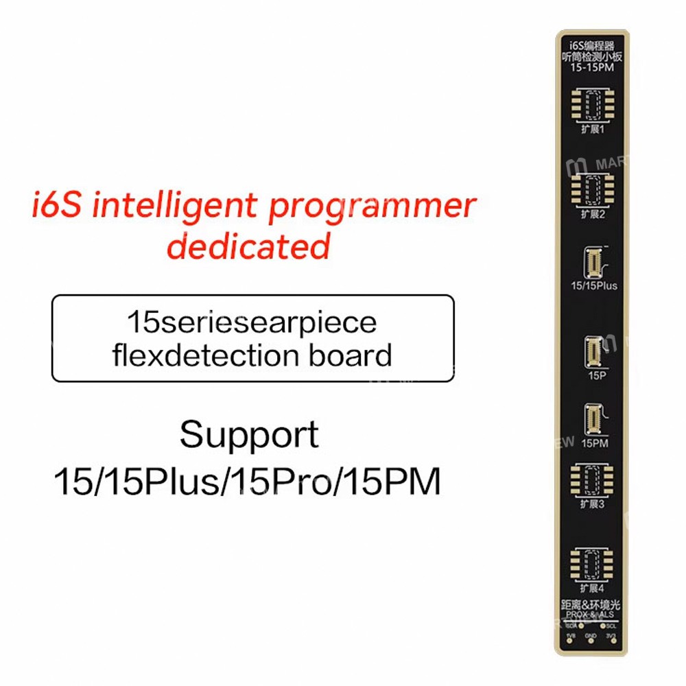 i2c i6s-programmer-earpiece-detection-small-board-flex-cable-for-iphone-15-series-3
