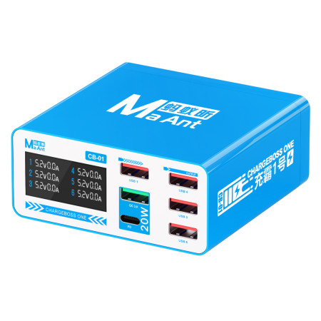 MaAnt CB-01 Chengba No.1 Multi-Port Desktop Mini PD+QC Digital Display Fast Charging Station
