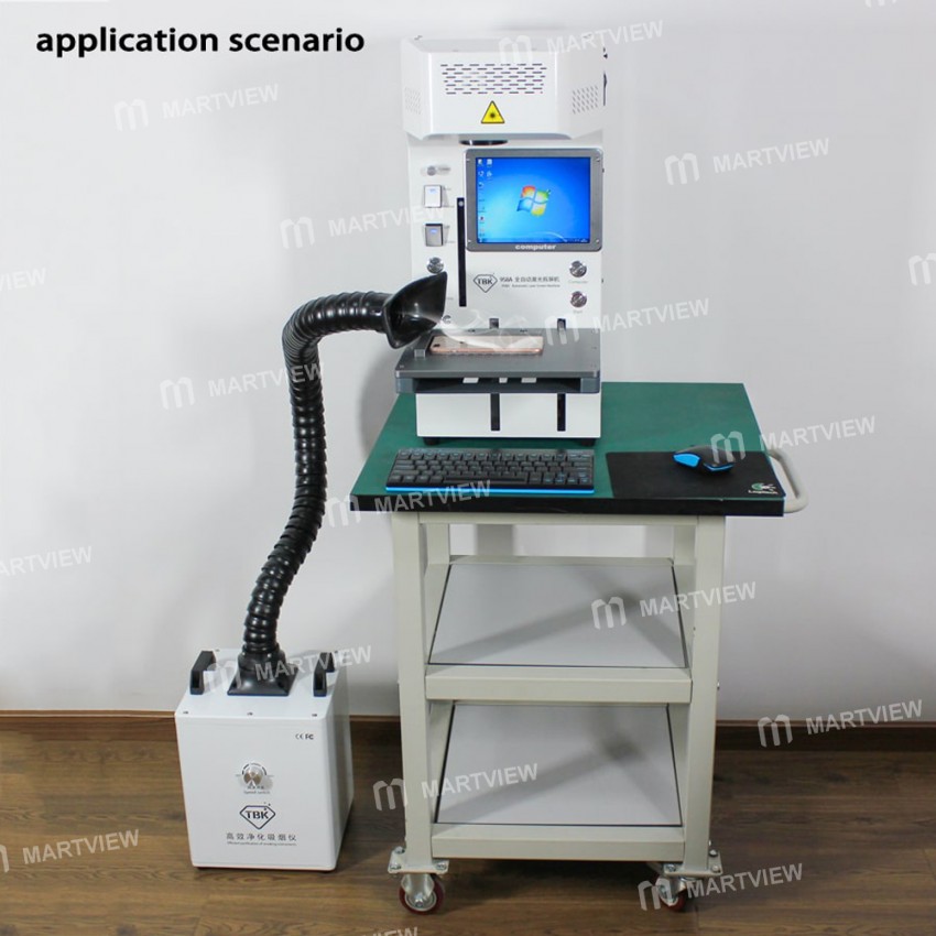 TBK Fiber Laser Marking Fume Extractor Air Cleaner Smoking Instrument